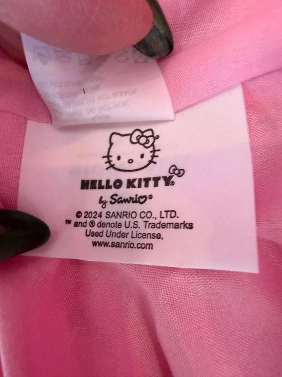 Hello Kitty Plush Pink Bucket Hat with Embroidered Hello Kitty - Picture 12 of 13